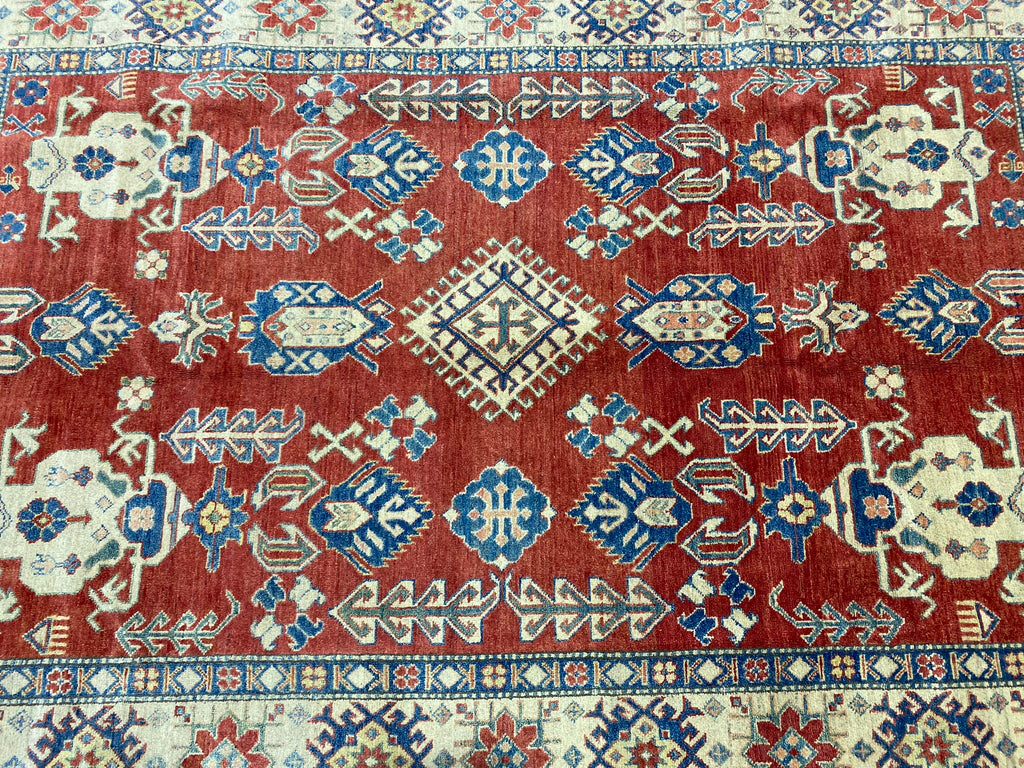 6.8 x 9.9 Super Kazak Quality Silky Wool #PIX-28046
