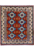 Load image into Gallery viewer, SQAURE 6.2 x 6.6 Genuine Chechen Kazak Rug #PIX-19268