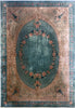 Load image into Gallery viewer, 8.4 x 11.7 Art Deco Chinese Rug GREEN GOLD #F-6656