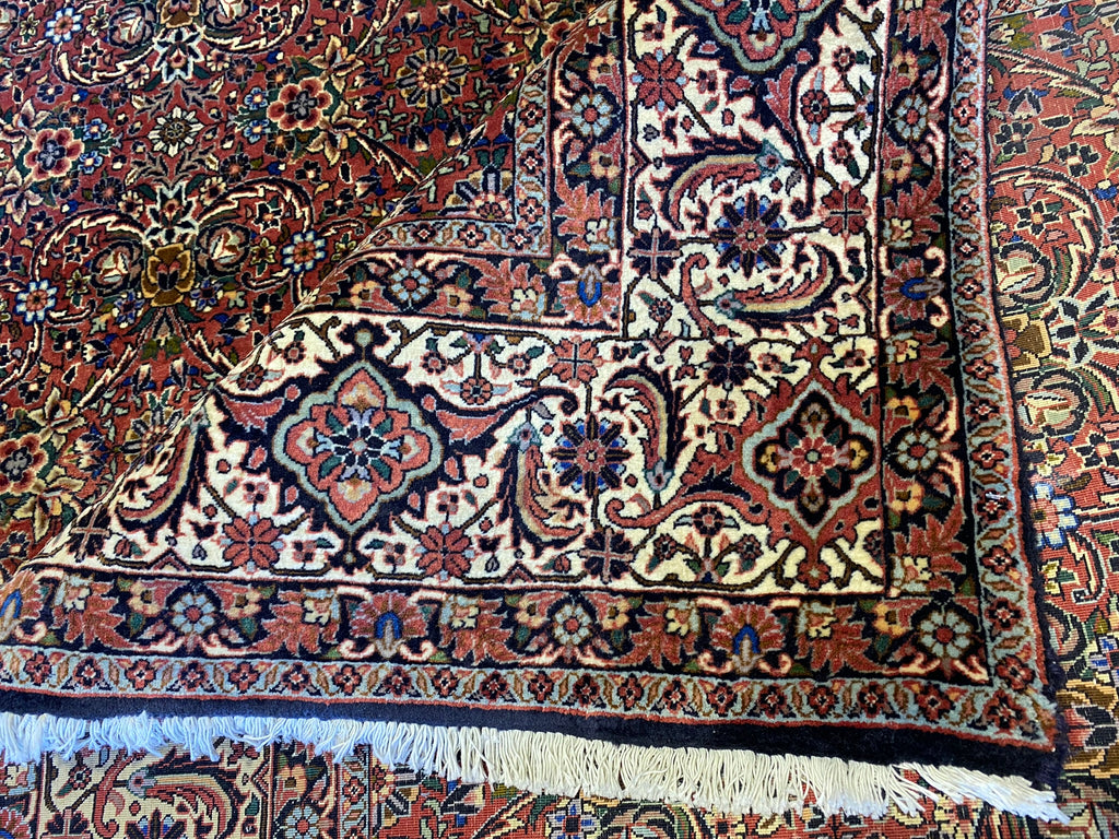 8.1 x 11.5 Finest Handmade Persian Bijar Wool Rug 260 KPSI #B-74971