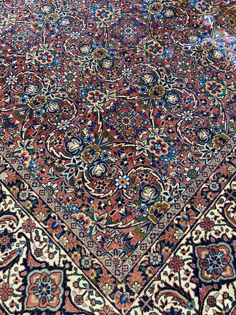 8.1 x 11.5 Finest Handmade Persian Bijar Wool Rug 260 KPSI #B-74971