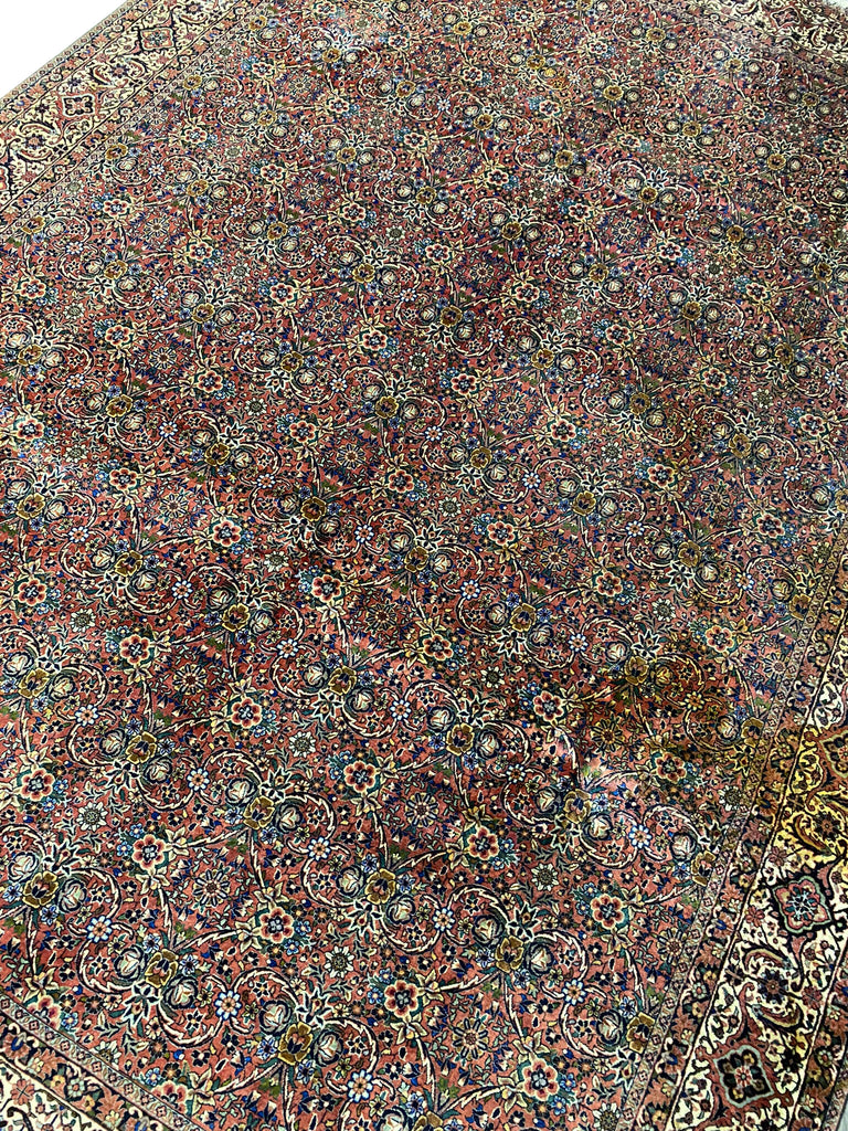 8.1 x 11.5 Finest Handmade Persian Bijar Wool Rug 260 KPSI #B-74971