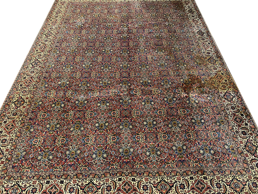 8.1 x 11.5 Finest Handmade Persian Bijar Wool Rug 260 KPSI #B-74971