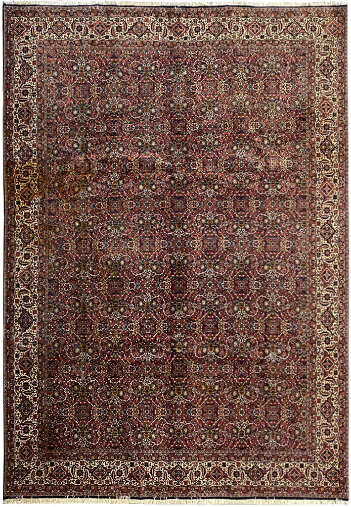 8.1 x 11.5 Finest Handmade Persian Bijar Wool Rug 260 KPSI #B-74971