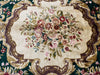 Load image into Gallery viewer, 8 x 10 French Aubusson Handmade Rug Bamboo Silk Dark GREEN #PIX-21890