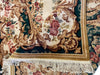 Load image into Gallery viewer, 6 x 9 French Aubusson Handmade Rug GREEN #PIX-2947