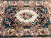 Load image into Gallery viewer, 6 x 9 French Aubusson Handmade Rug GREEN #PIX-2947