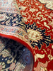 Load image into Gallery viewer, 5.2 x 6.6 Authentic FINE Persian Tabriz Rug Wool and Silk 400 KPSI #B-78908