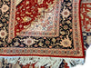 Load image into Gallery viewer, 5.2 x 6.6 Authentic FINE Persian Tabriz Rug Wool and Silk 400 KPSI #B-78908