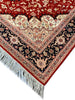 Load image into Gallery viewer, 5.2 x 6.6 Authentic FINE Persian Tabriz Rug Wool and Silk 400 KPSI #B-78908