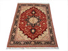 Load image into Gallery viewer, 5.2 x 6.6 Authentic FINE Persian Tabriz Rug Wool and Silk 400 KPSI #B-78908