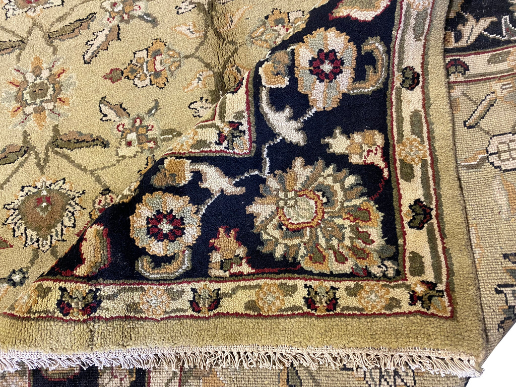 8.4 x 10 New Handmade Wool Jaipour Rug GREEN BLACK #F-6659