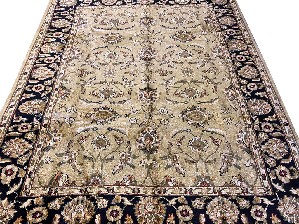 8.4 x 10 New Handmade Wool Jaipour Rug GREEN BLACK #F-6659
