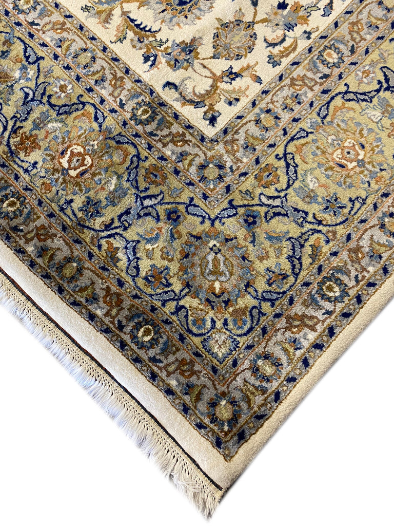 9 x 12 Persian Kashan Rug IVORY #F-6660