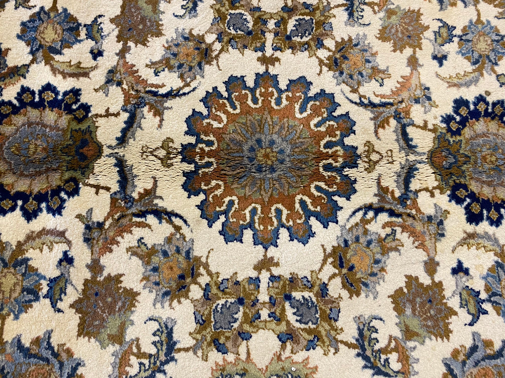 9 x 12 Persian Kashan Rug IVORY #F-6660