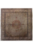 Load image into Gallery viewer, 9.8 x 9.10 Pre-owned Persian Wool and Silk Tabriz Mahi Rug 400 KPSI #F-6661