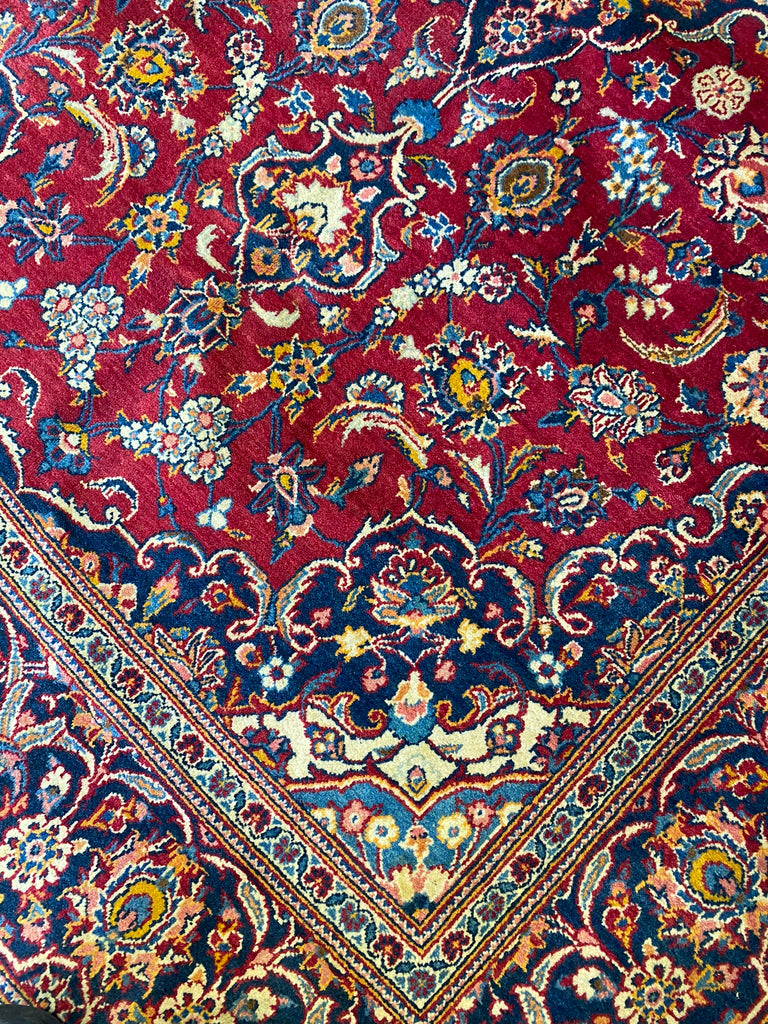 4.6 x 7.1 Authentic Persian Kashan Quality Rug #F-6662