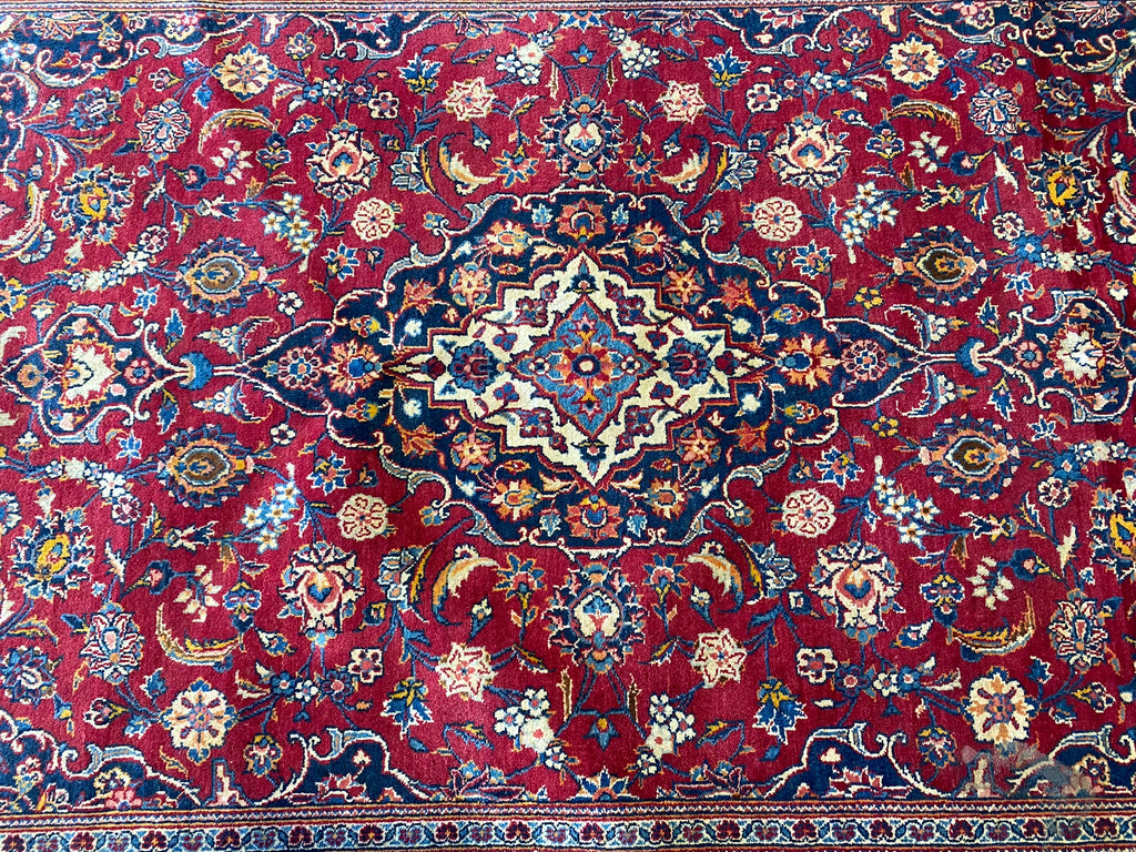 4.6 x 7.1 Authentic Persian Kashan Quality Rug #F-6662