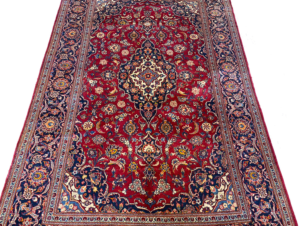4.6 x 7.1 Authentic Persian Kashan Quality Rug #F-6662