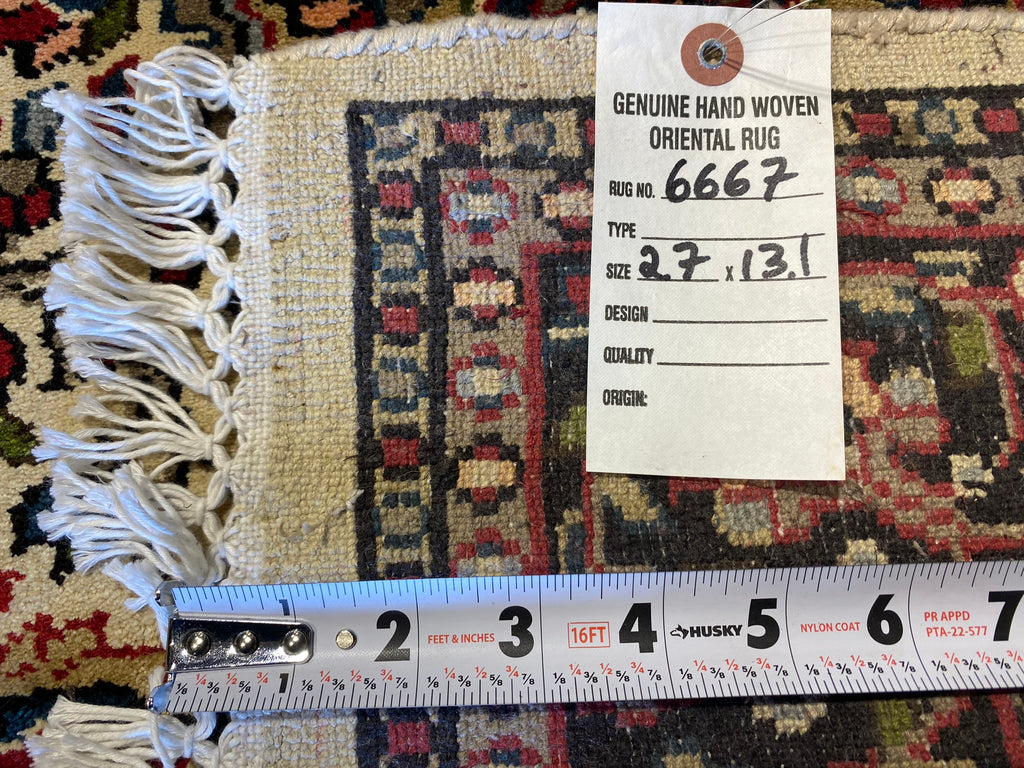 13' Feet long Runner handmade Kashmir Bamboo Silk #F-6667