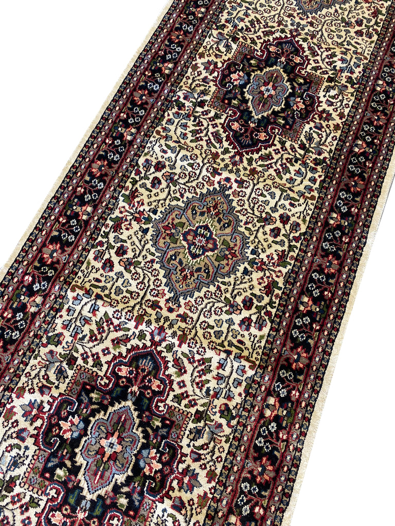 13' Feet long Runner handmade Kashmir Bamboo Silk #F-6667