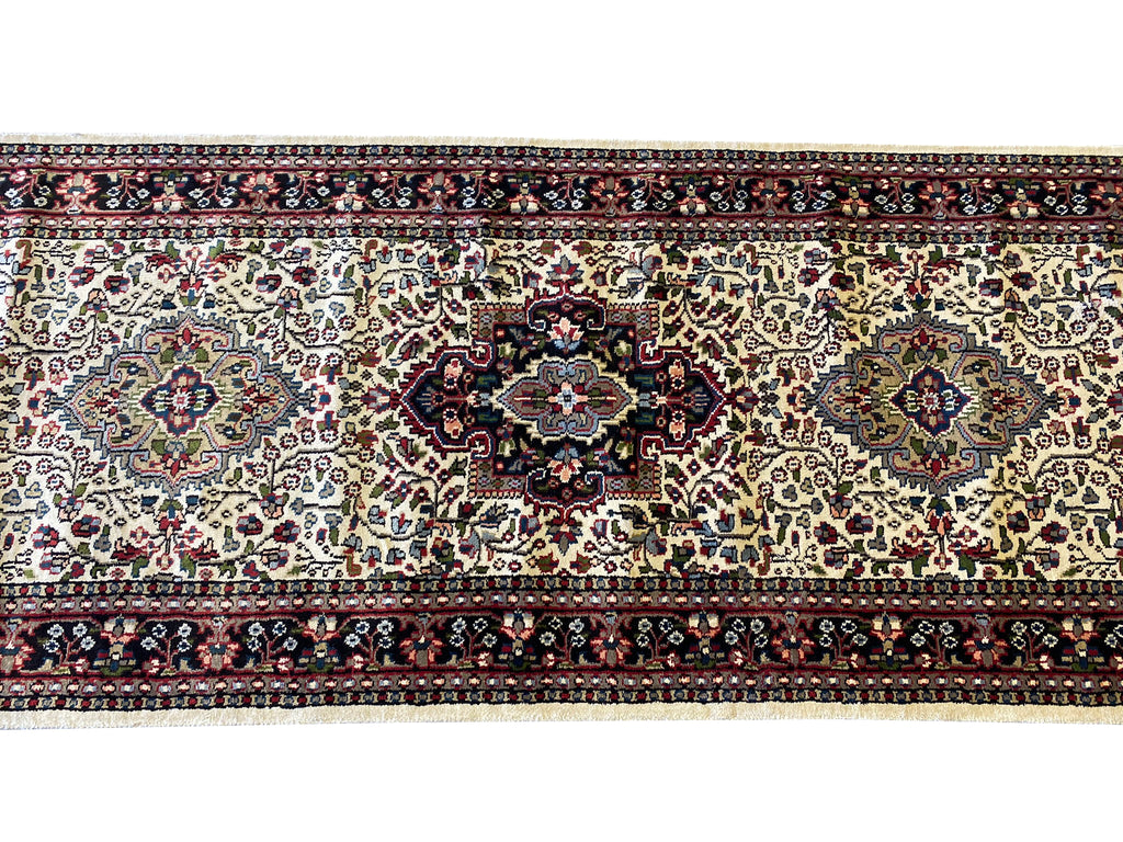 13' Feet long Runner handmade Kashmir Bamboo Silk #F-6667