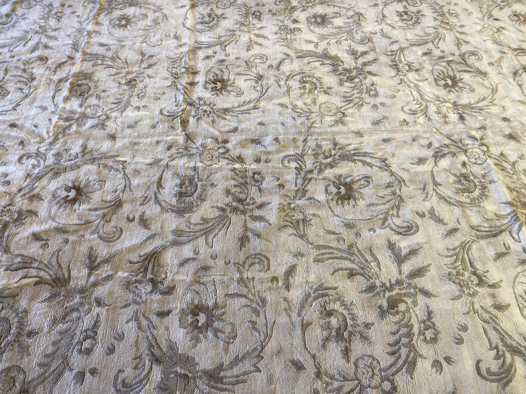 13.6 x 22.10 Oversize Handmade Nepali Quality Transitional Rug Fine Soft Wool #PIX-58