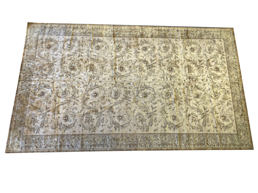 13.6 x 22.10 Oversize Handmade Nepali Quality Transitional Rug Fine Soft Wool #PIX-58
