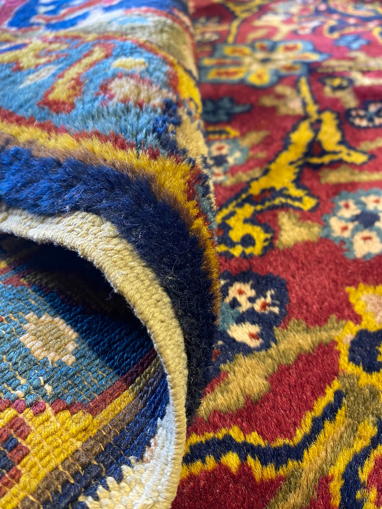 12.6 x 21.2 Antique Handmade Armenian Soltanabad Large Rug #PIX-333