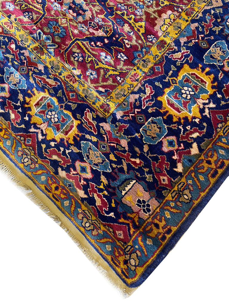 12.6 x 21.2 Antique Handmade Armenian Soltanabad Large Rug #PIX-333