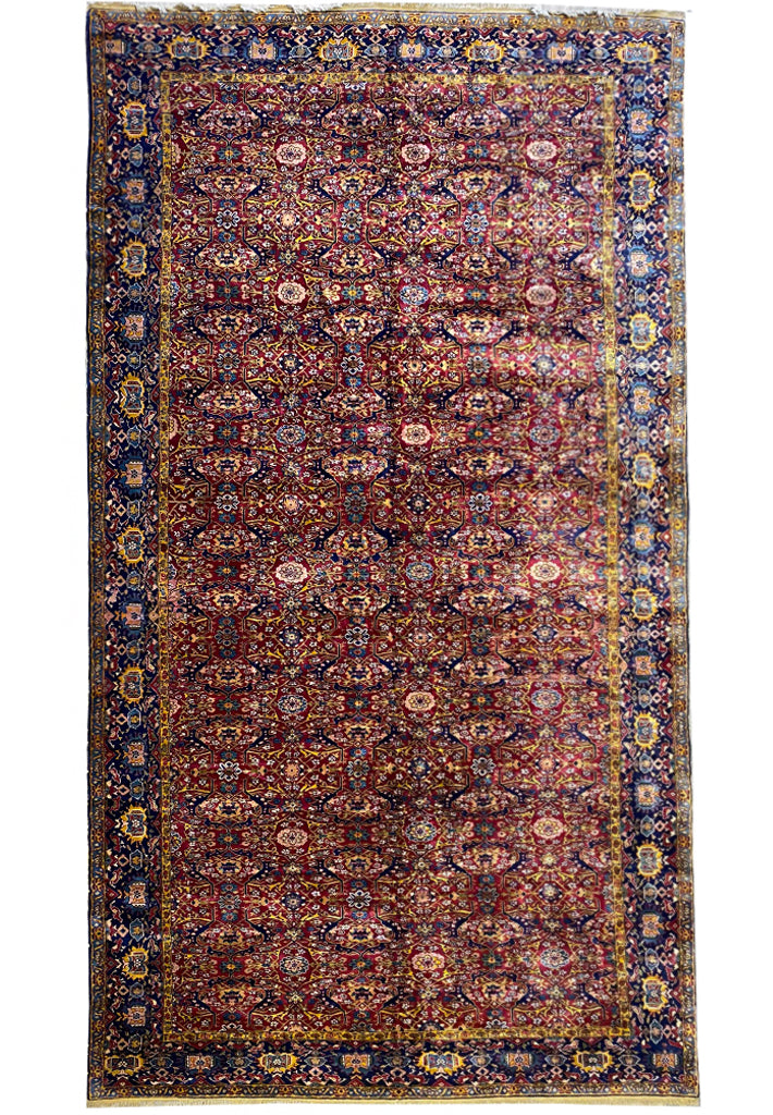 12.6 x 21.2 Antique Handmade Armenian Soltanabad Large Rug #PIX-333