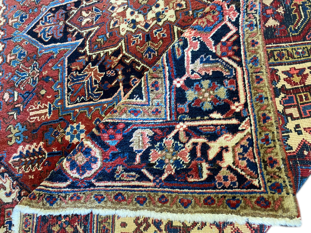 6.4 x 9.3 Persian Heriz Rug #F-6670