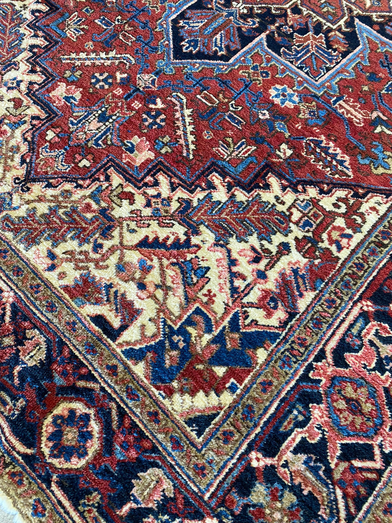 6.4 x 9.3 Persian Heriz Rug #F-6670