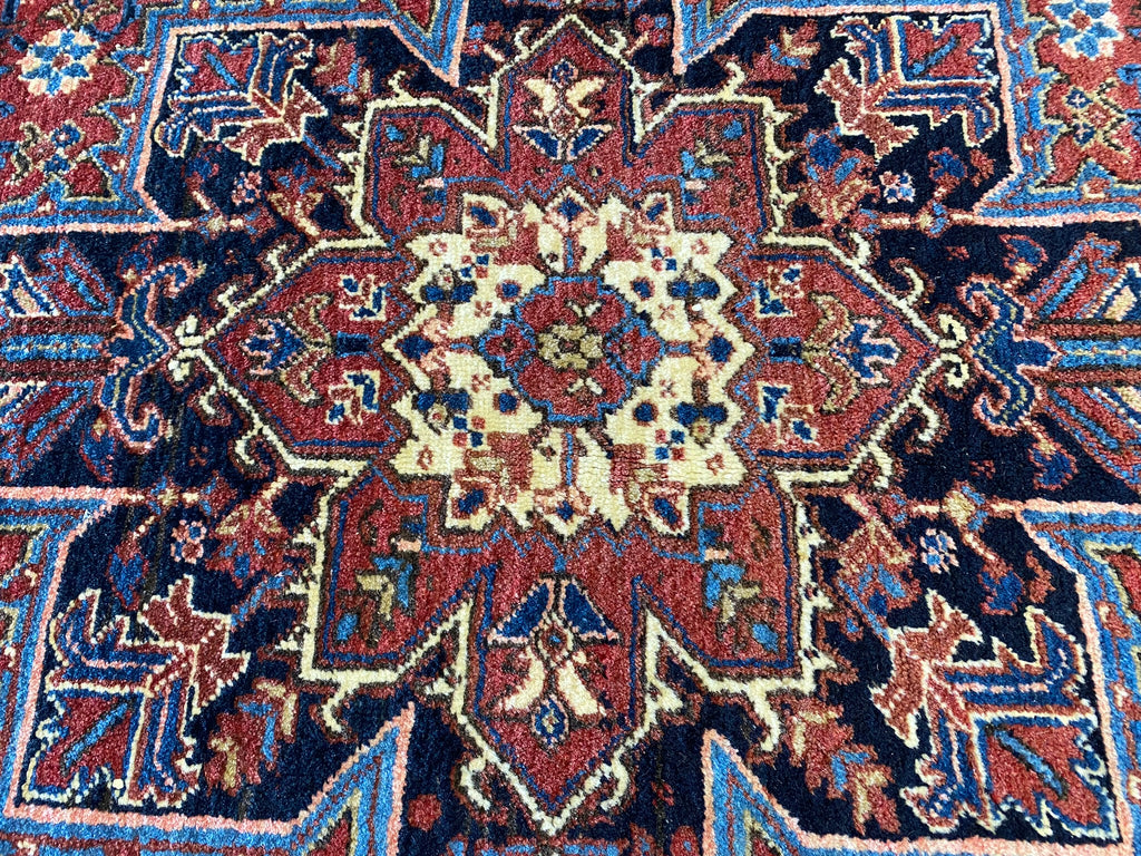 6.4 x 9.3 Persian Heriz Rug #F-6670