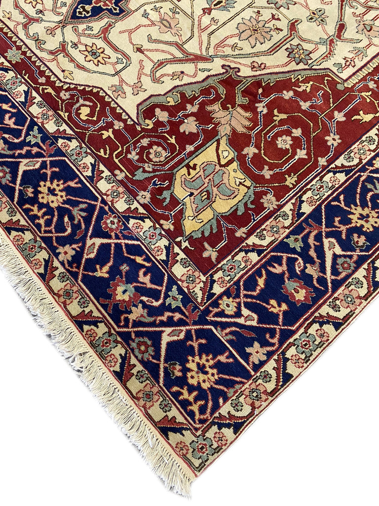 8 x 10.2 New Serapi Rug Handmade Wool #F-6671