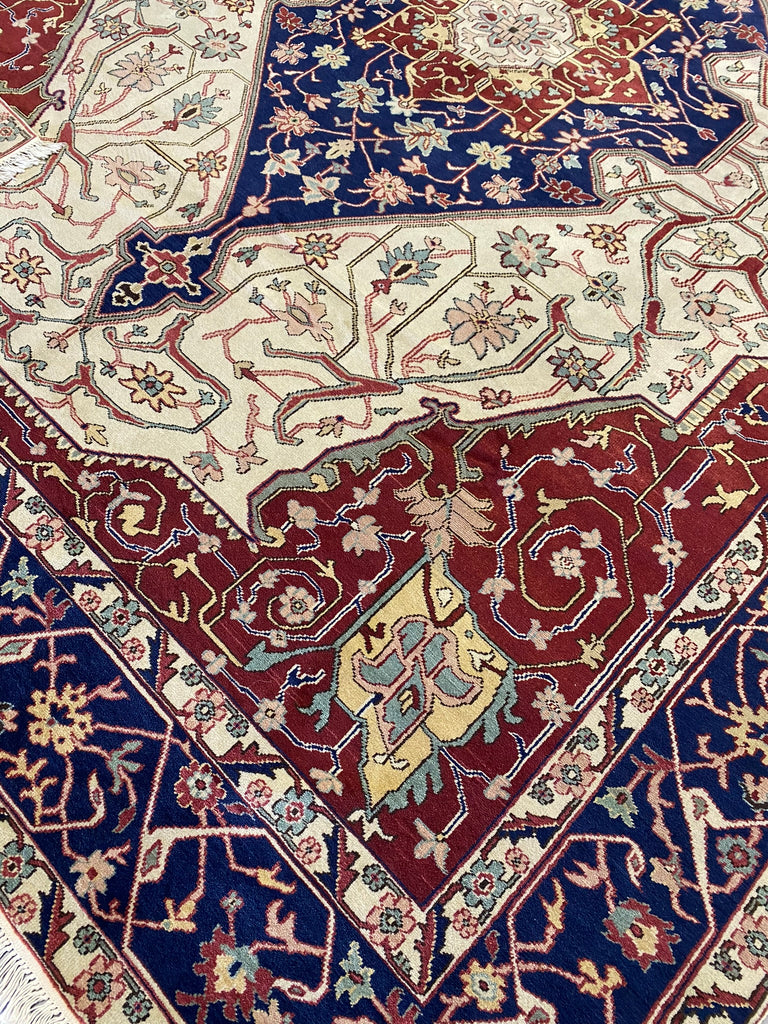 8 x 10.2 New Serapi Rug Handmade Wool #F-6671