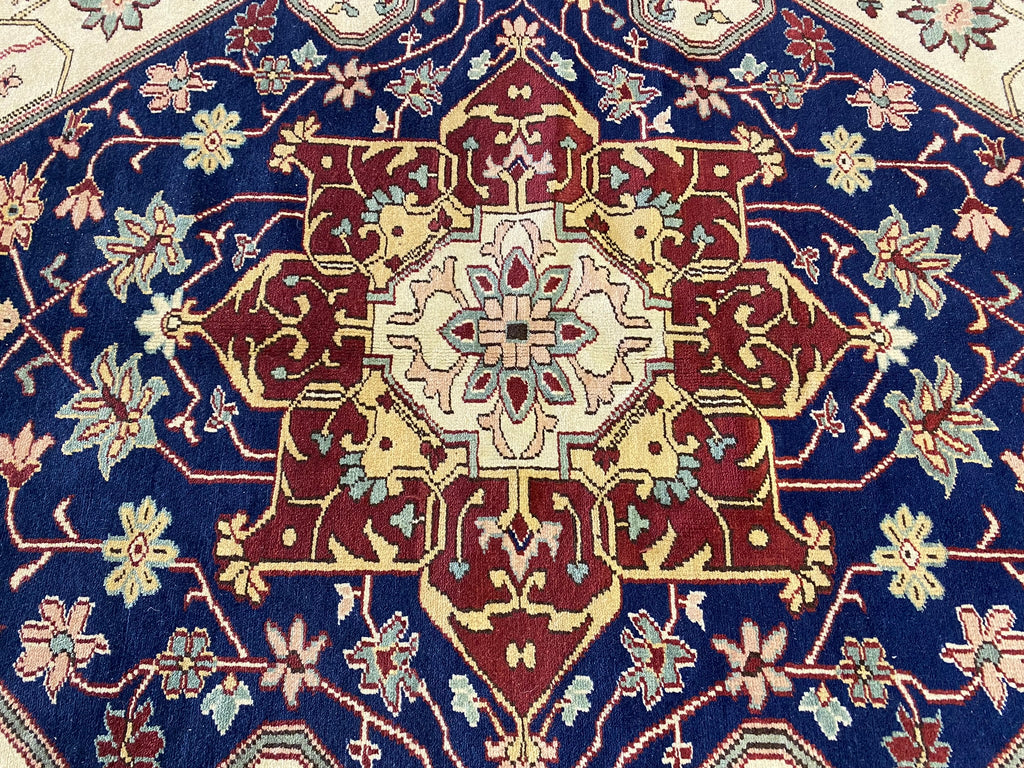 8 x 10.2 New Serapi Rug Handmade Wool #F-6671