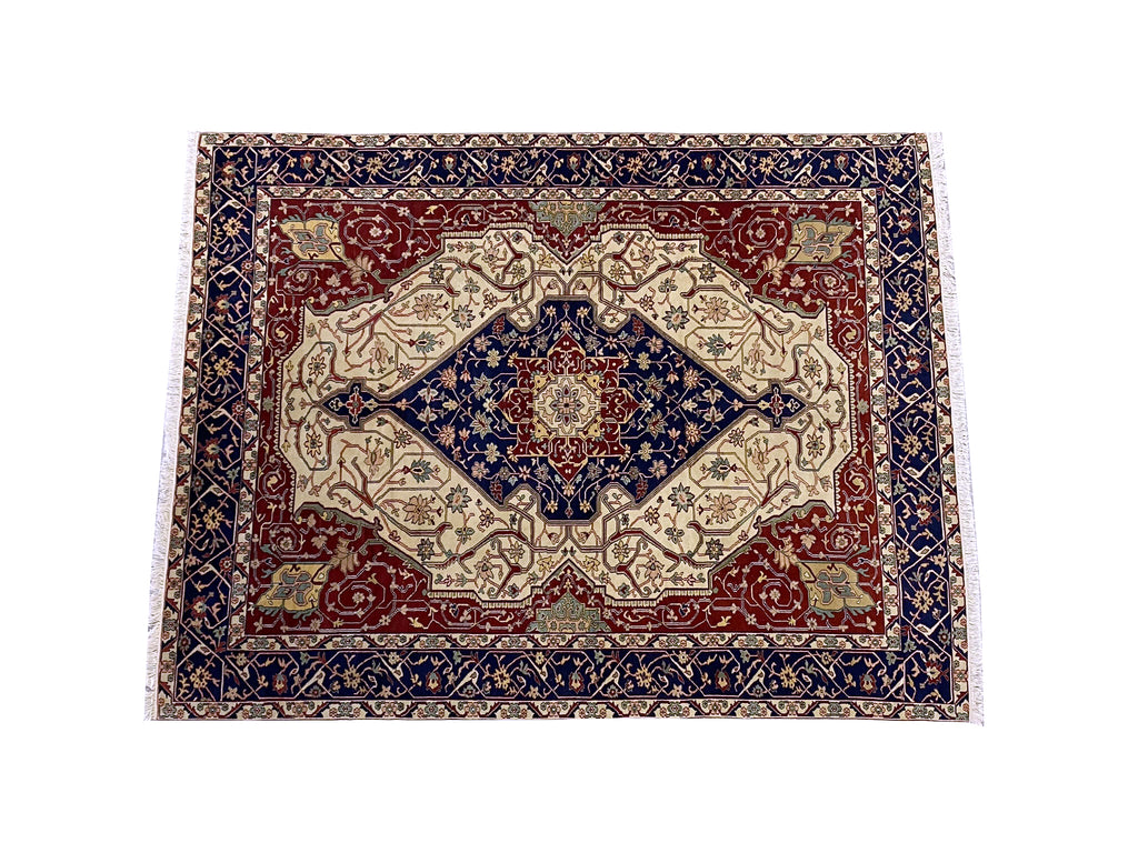 8 x 10.2 New Serapi Rug Handmade Wool #F-6671