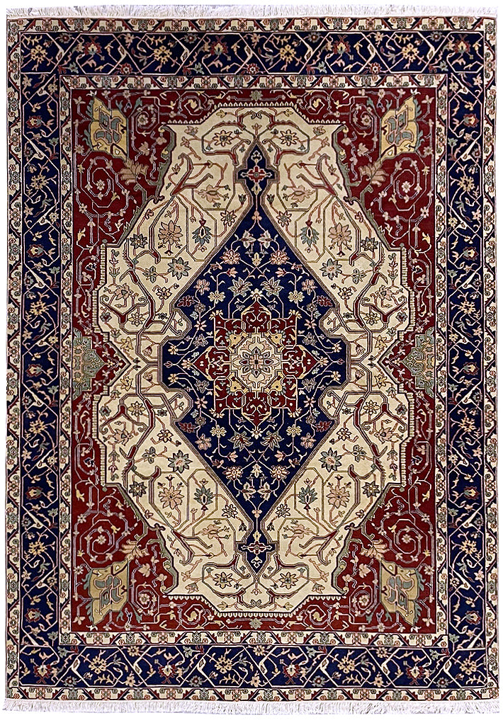 8 x 10.2 New Serapi Rug Handmade Wool #F-6671