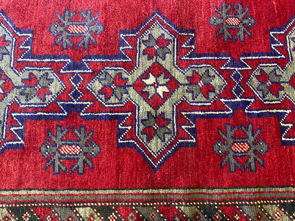 16' Feet long Runner Afghan Tribal Wool Area Rug #F-6674