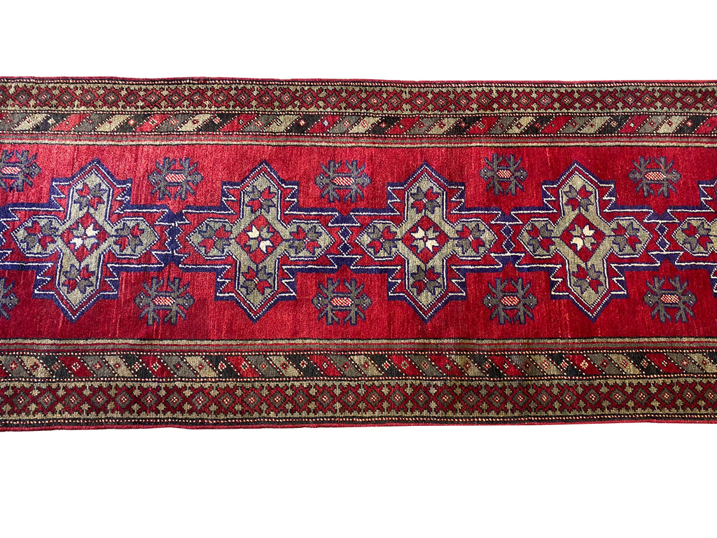16' Feet long Runner Afghan Tribal Wool Area Rug #F-6674