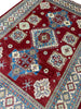 Load image into Gallery viewer, 9 x 12 Super Kazak Silky Quality Wool Handmade Afghan  Rug  #PIX-24260