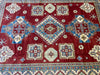 Load image into Gallery viewer, 9 x 12 Super Kazak Silky Quality Wool Handmade Afghan  Rug  #PIX-24260