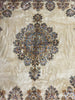 Load image into Gallery viewer, 11.5 x 11.8 Ivory SQUARE Authentic Persian Craftsmanship Kerman Rug 23666