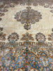 Load image into Gallery viewer, 11.5 x 11.8 Ivory SQUARE Authentic Persian Craftsmanship Kerman Rug 23666