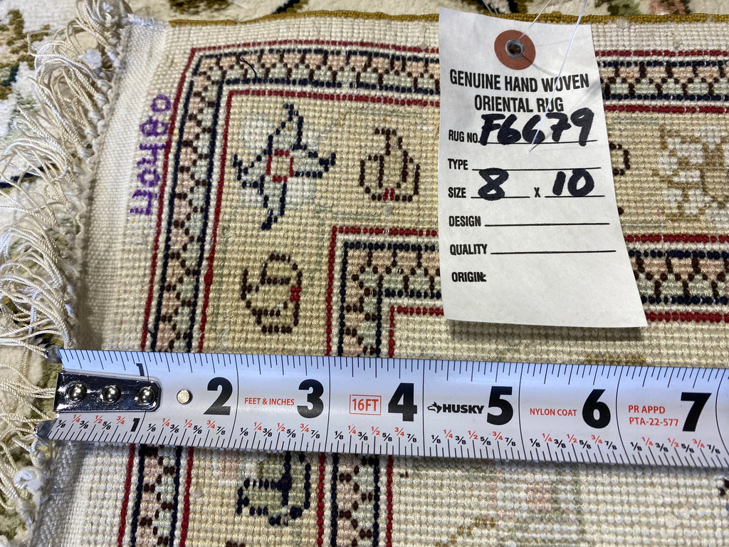 8 x 10 Handmade Rug Bmaboo SILK LIGHT COLORS #F-6679