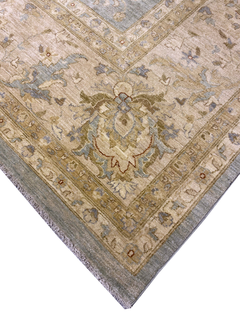 13.10 x 15.9 SQUAIRSH Neutral Chobi Peshawar Large Rug 15416