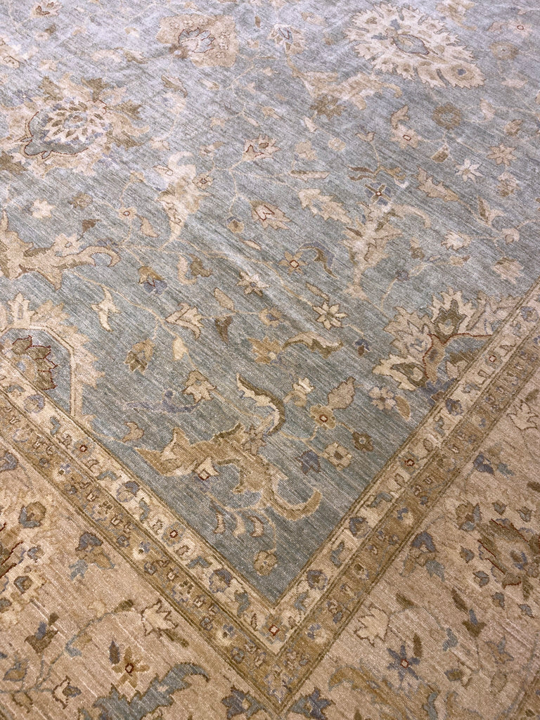 13.10 x 15.9 SQUAIRSH Neutral Chobi Peshawar Large Rug 15416