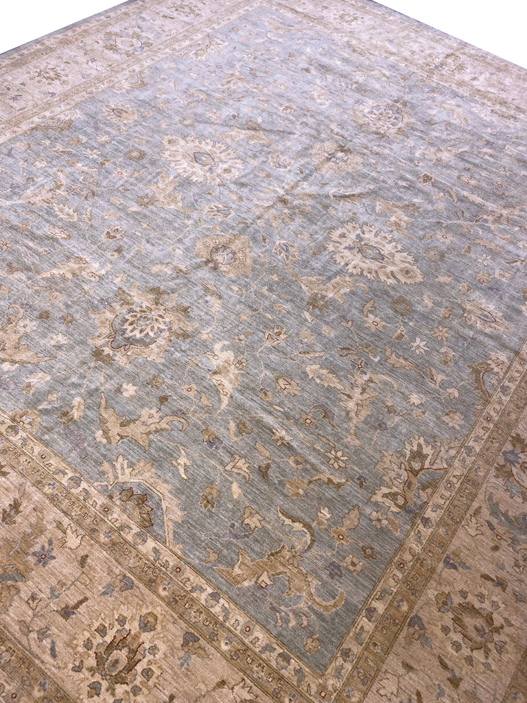 13.10 x 15.9 SQUAIRSH Neutral Chobi Peshawar Large Rug 15416