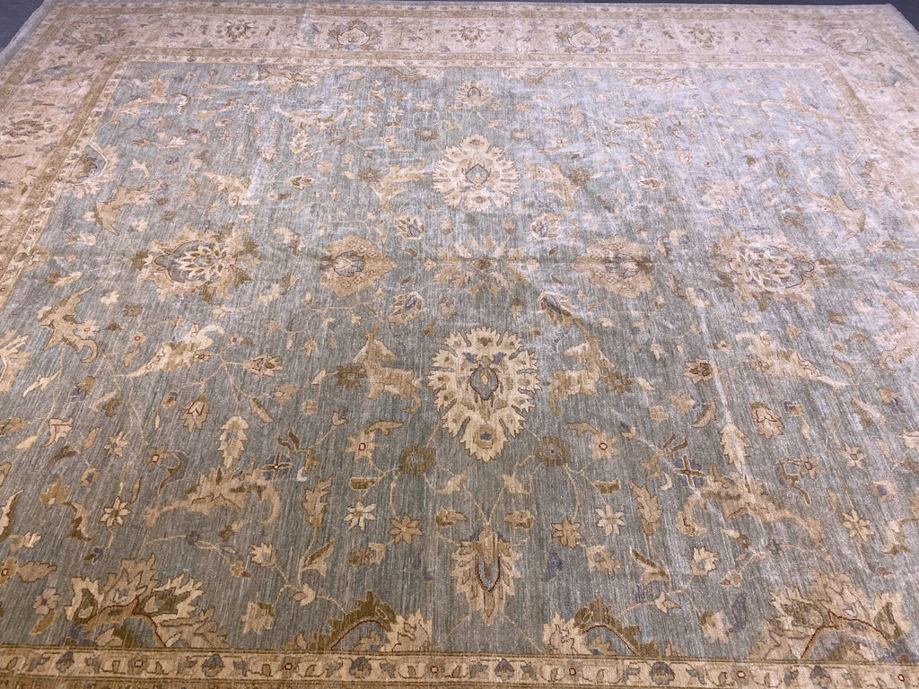 13.10 x 15.9 SQUAIRSH Neutral Chobi Peshawar Large Rug 15416